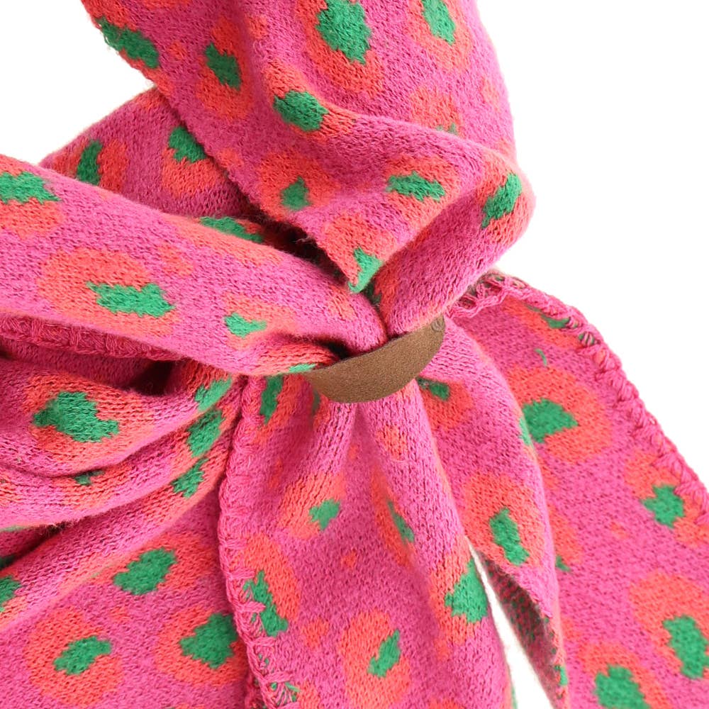 Schal Lily Dreieck Fuchsia