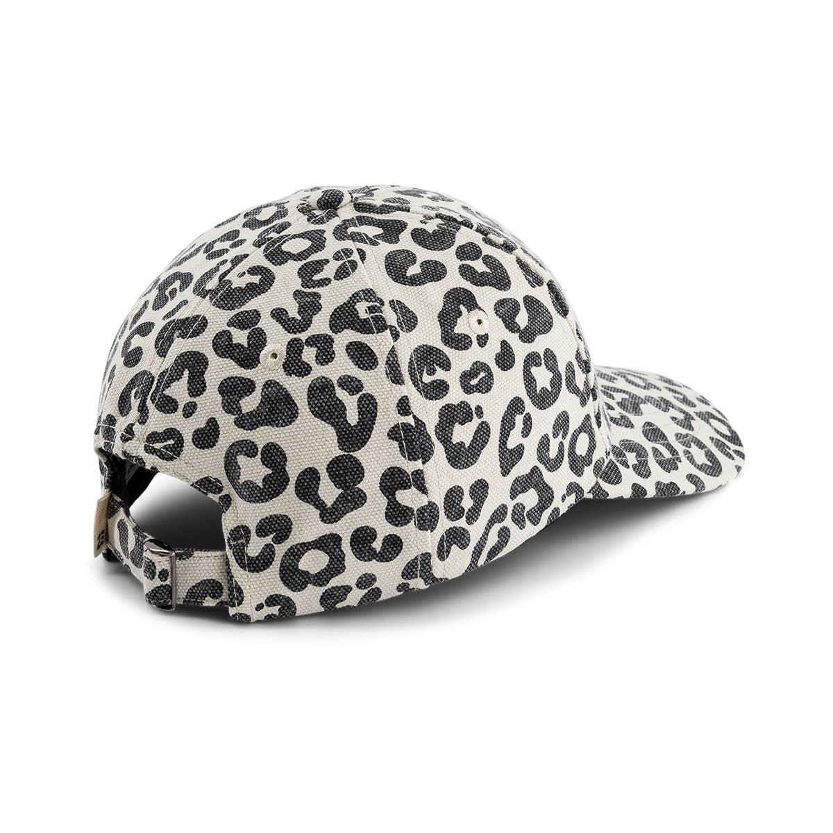 Rose in April-Cap in grau- beige von Rose in April x 23Degrés mit Leopardenmuster