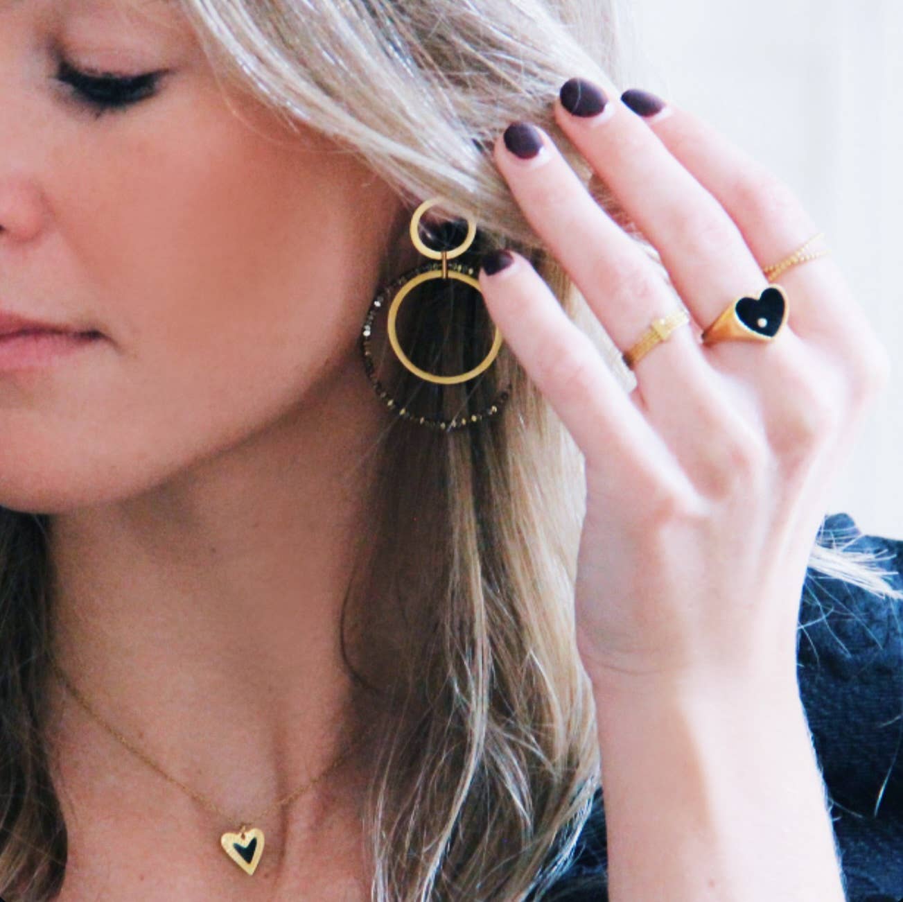 Statement-Ohrring "City Chic"