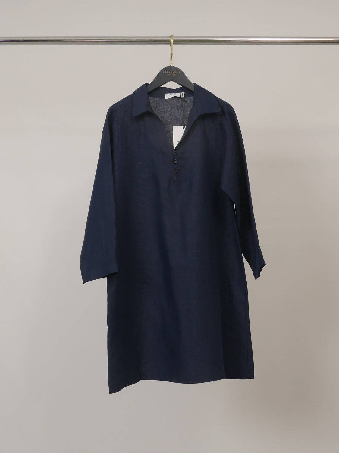 Tunika Kleid// in marineblau, oversize
