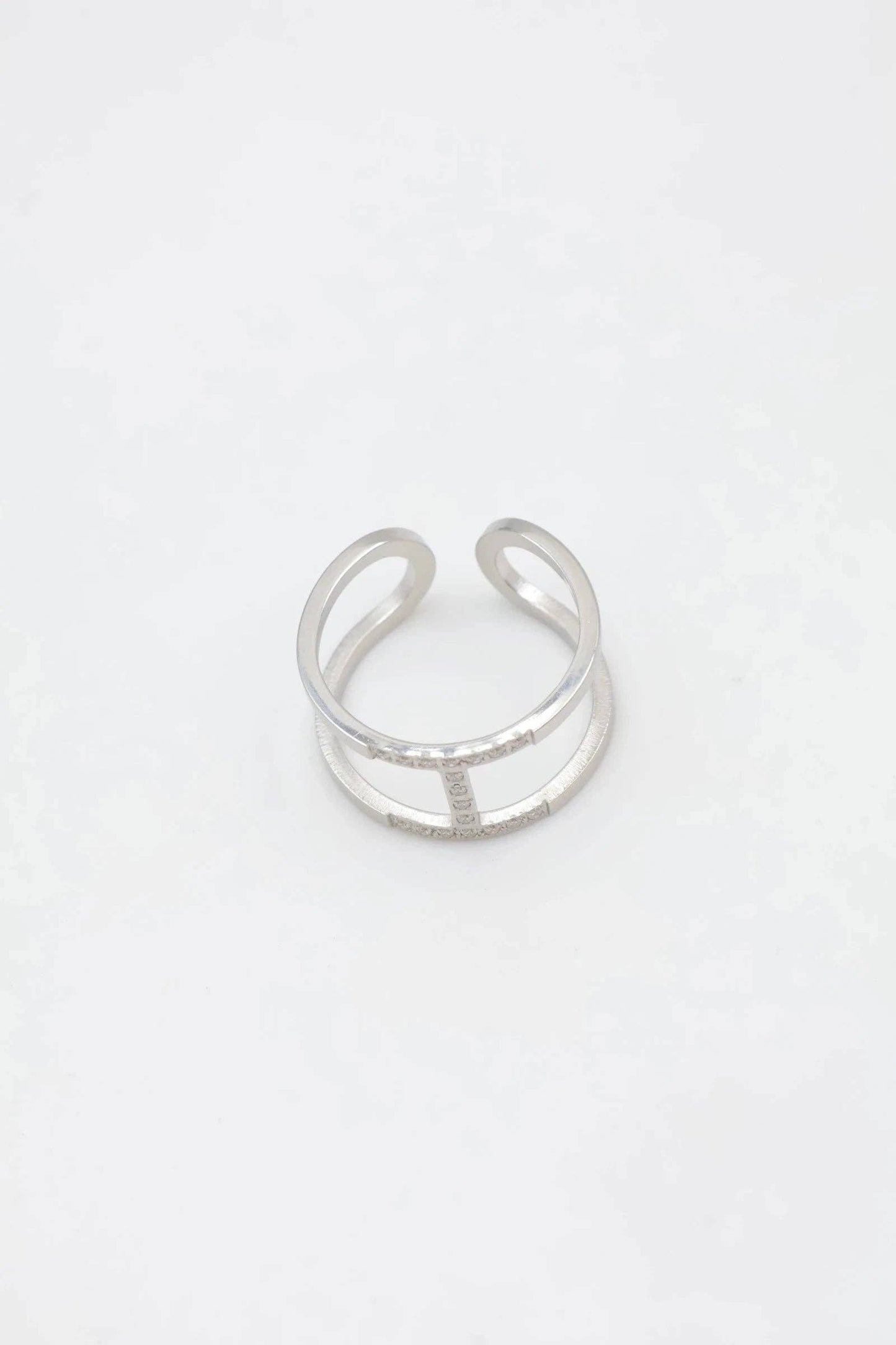 Ringe // aus Edelstahl und goldplattiertem Stahl