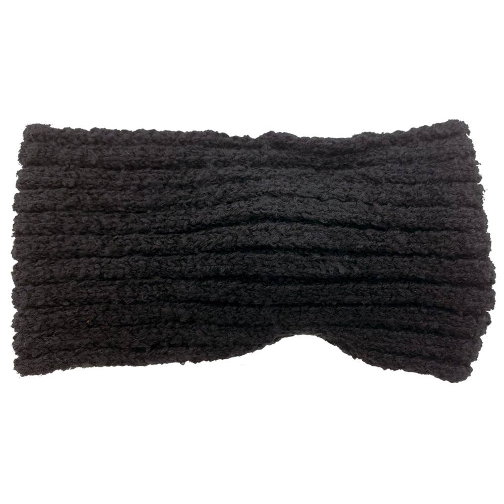 Lot83 Haarband Lena in schwarz, stylisch und warm