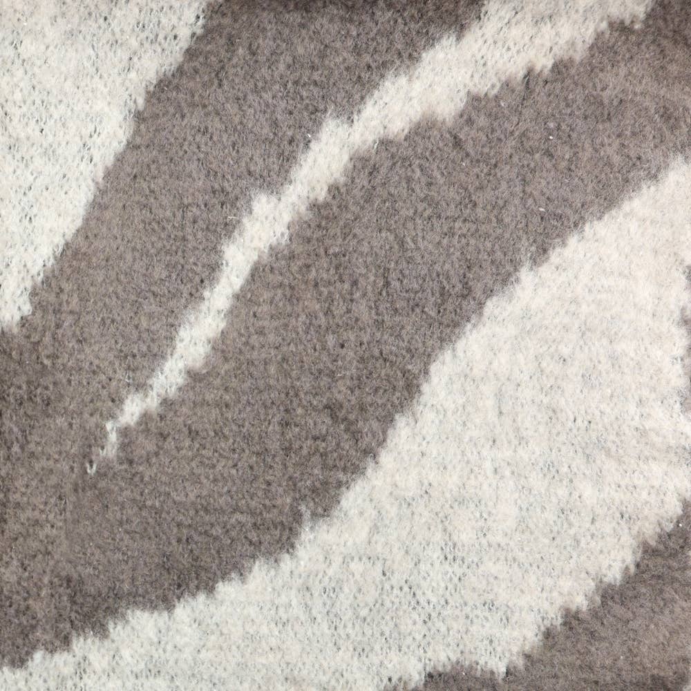 Schal Damen Zebra Grau