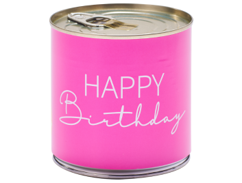 Cancake Happy Birthday, Neon Pink Zitronenkuchen
