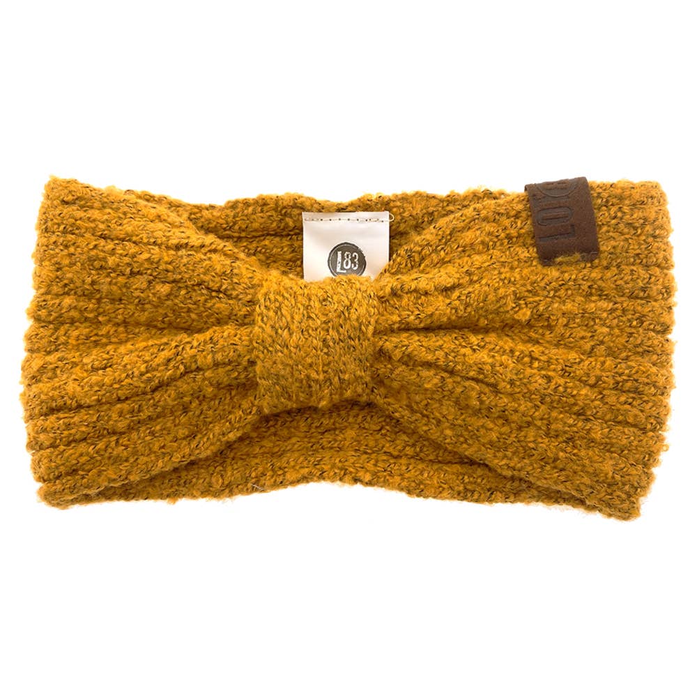 Lot83 Haarband Lena in senfgelb, stylisch und modern