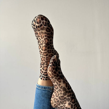Sockette-Jane Leopard Socken Damen