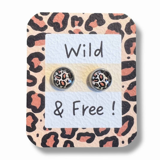 Kinder-Ohrringe Leopard