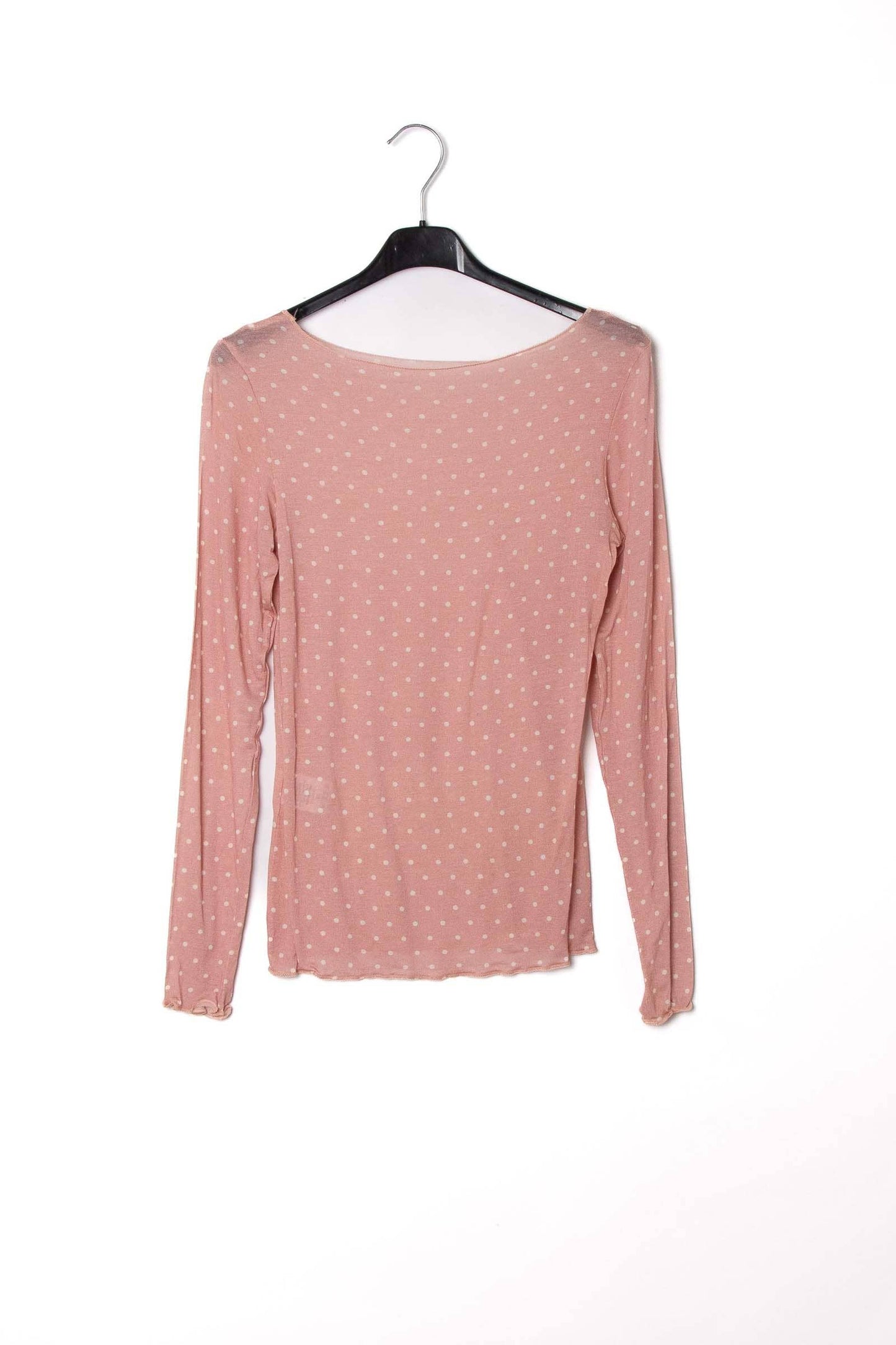 Polkadots: Feines Kaschmirmix-Shirt in verschiedenen Farben/ Einheitsgröße (36-42 / S-XL)