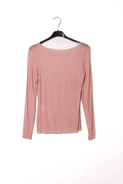 Polkadots: Feines Kaschmirmix-Shirt in verschiedenen Farben/ Einheitsgröße (36-42 / S-XL)