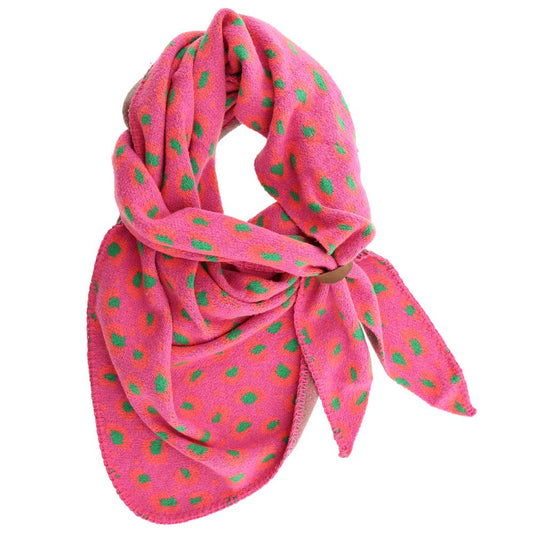 Schal Lily Dreieck Fuchsia