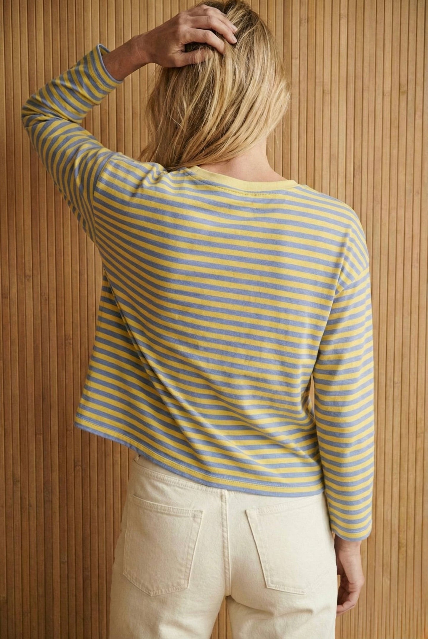 Cropped Shirt mit Streifen in verschiedenen Farben, Einheitsgröße 36-42