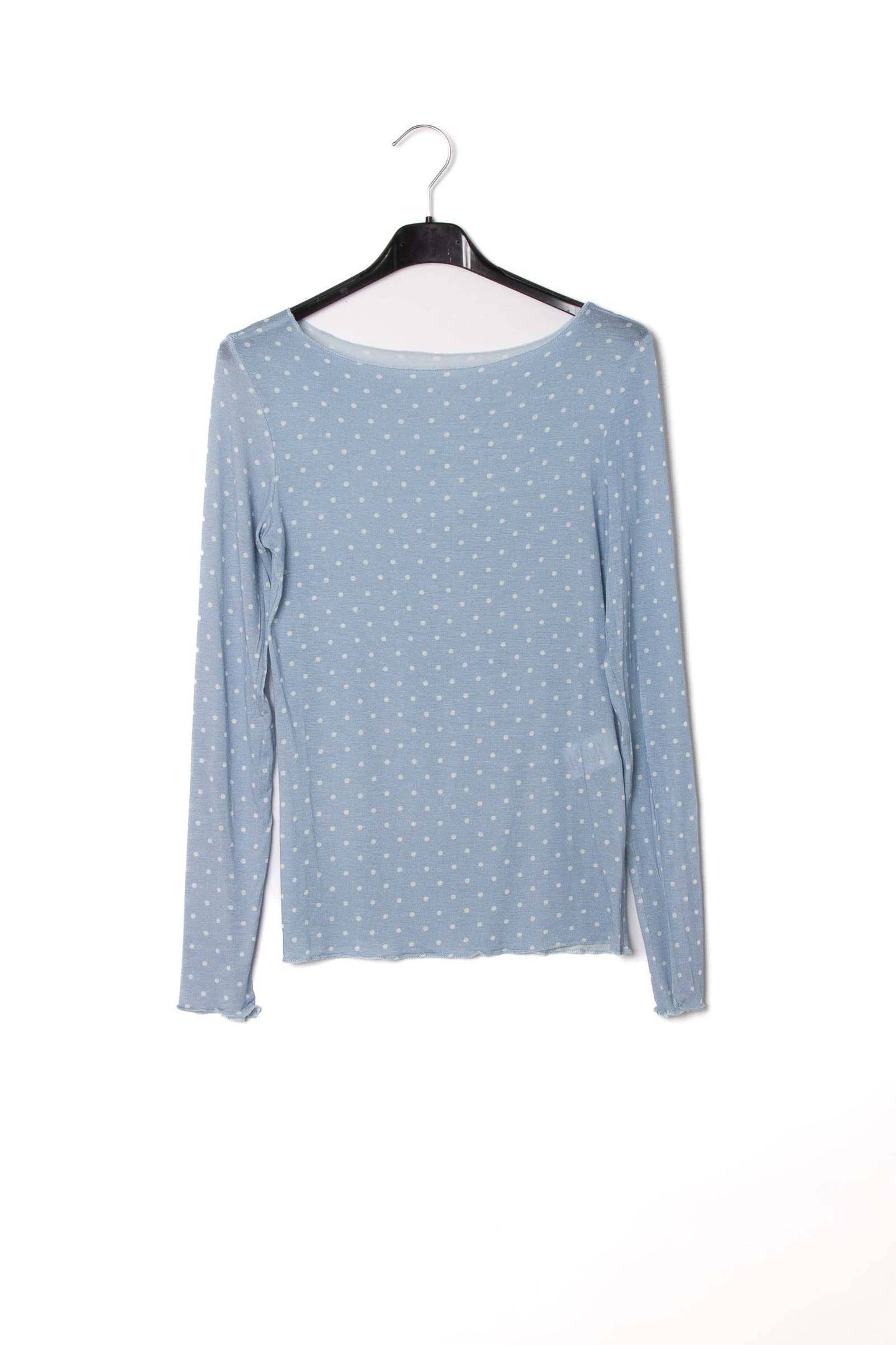 Polkadots: Feines Kaschmirmix-Shirt in verschiedenen Farben/ Einheitsgröße (36-42 / S-XL)