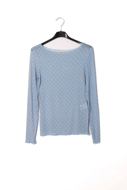 Polkadots: Feines Kaschmirmix-Shirt in verschiedenen Farben/ Einheitsgröße (36-42 / S-XL)