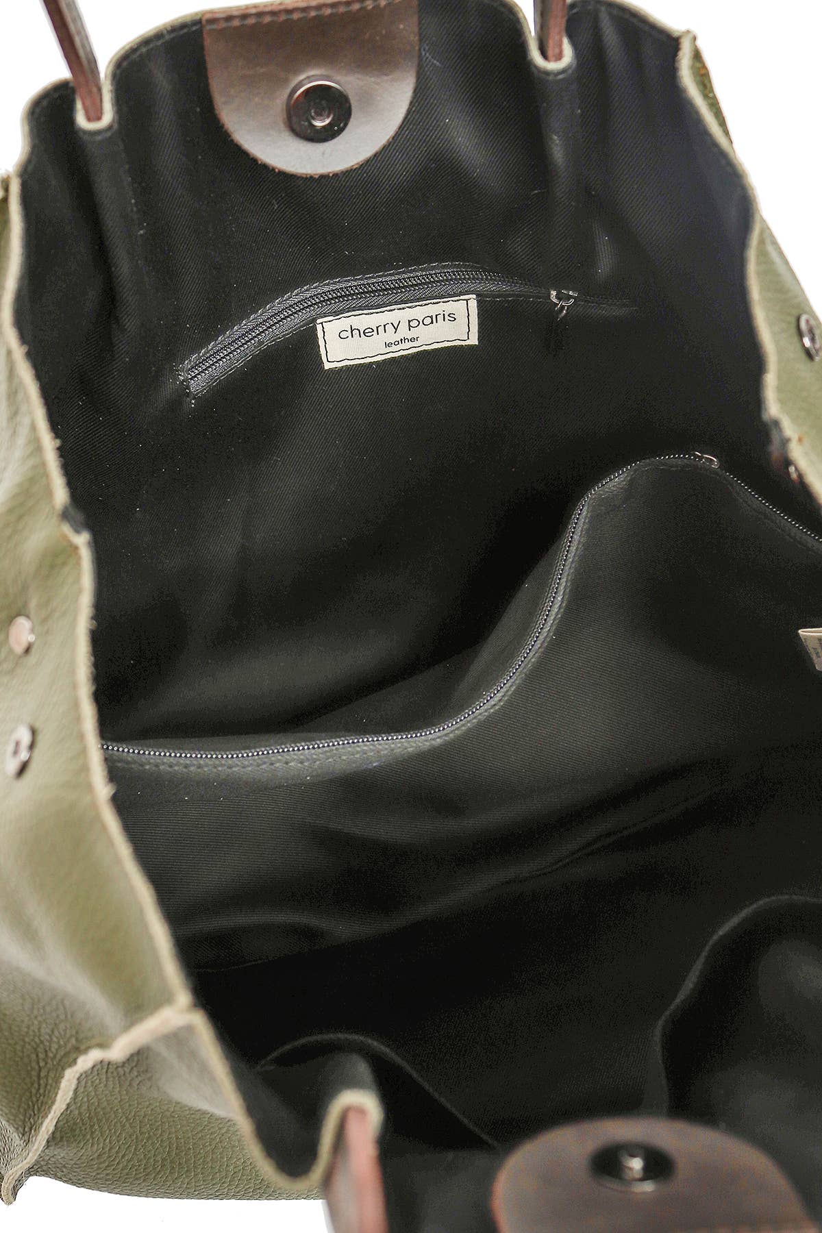 Tasche ETHEL in Schwarz, aus echtem Leder