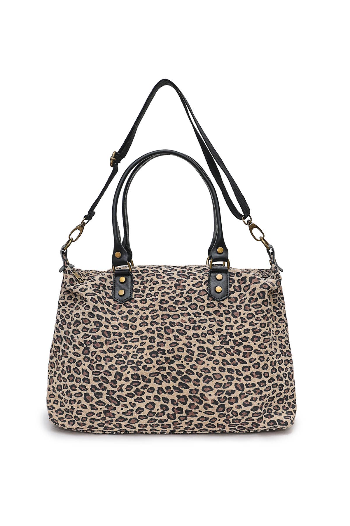 Leopard Weekender von Cherry Paris aus Rinds-Wildleder