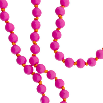 Lot83- Handykette Pink – Perlen-Handykette mit goldenen Details | Stylisches Smartphone-Accessoire