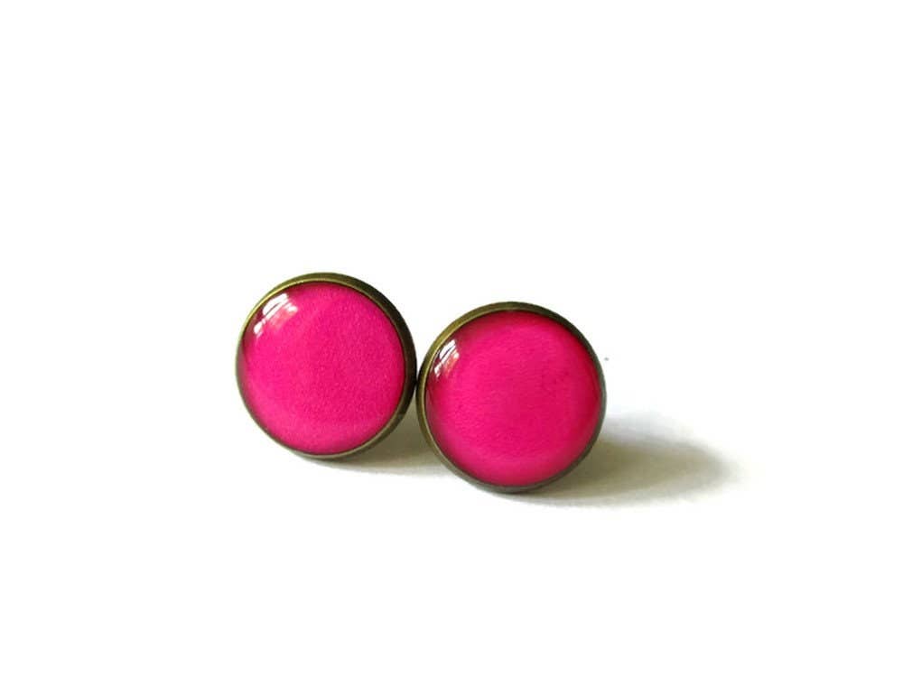 Rosa Ohrringe / La Vie en Rose