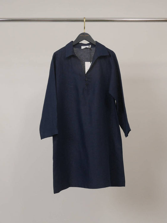 Tunika Kleid// in marineblau, oversize