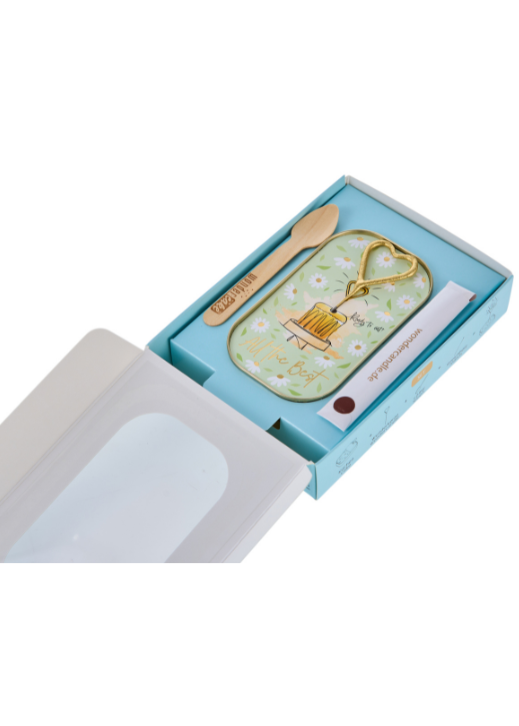 Wondercandle-All the best grün Wondercake deluxe blau Herz gold