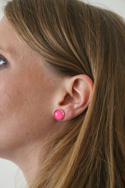 Dans lˋair du temps bijoux-Pink Ohrstecker „Oh La La – La vie en rose“ – Gute-Laune-Schmuck mit Paris-Vibes