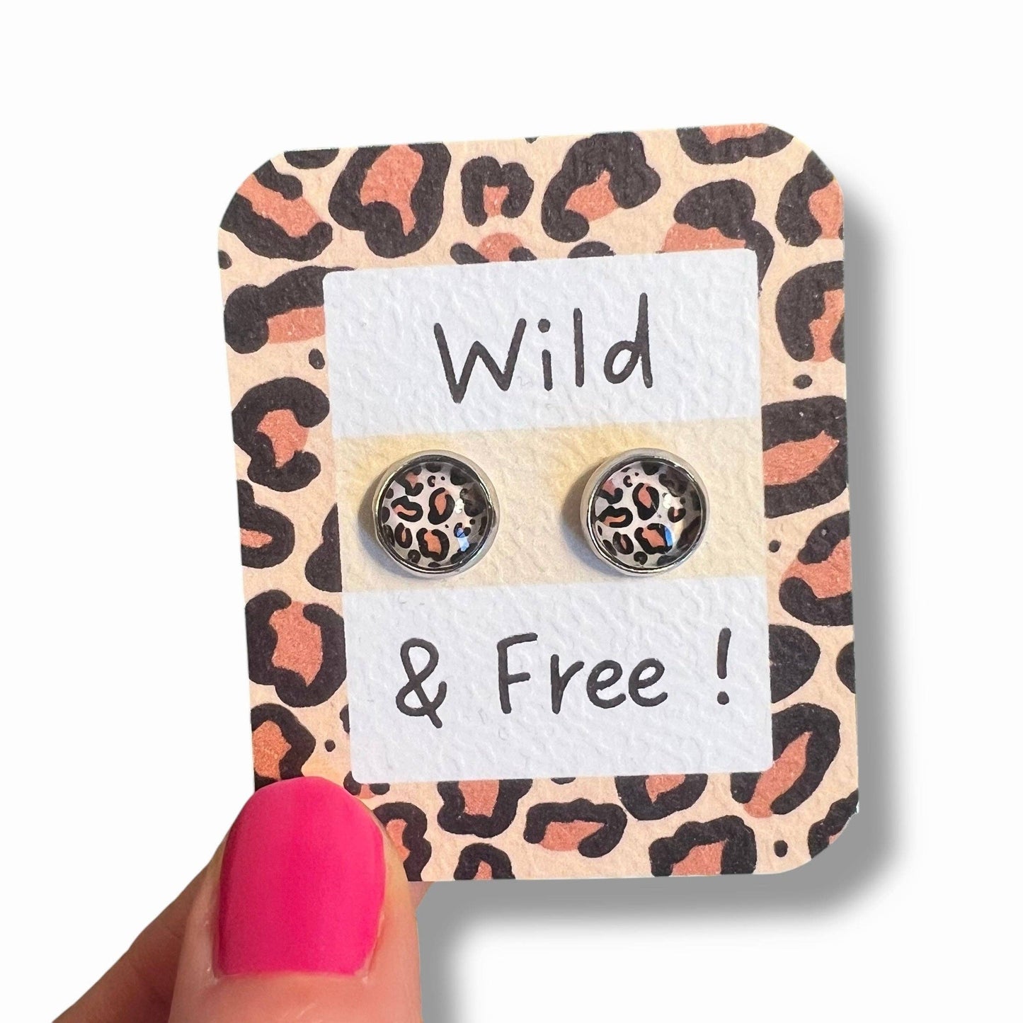 Kinder-Ohrringe Leopard
