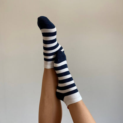 Sockette- Set Segelsocken mit Herzlasche - 5 Paar