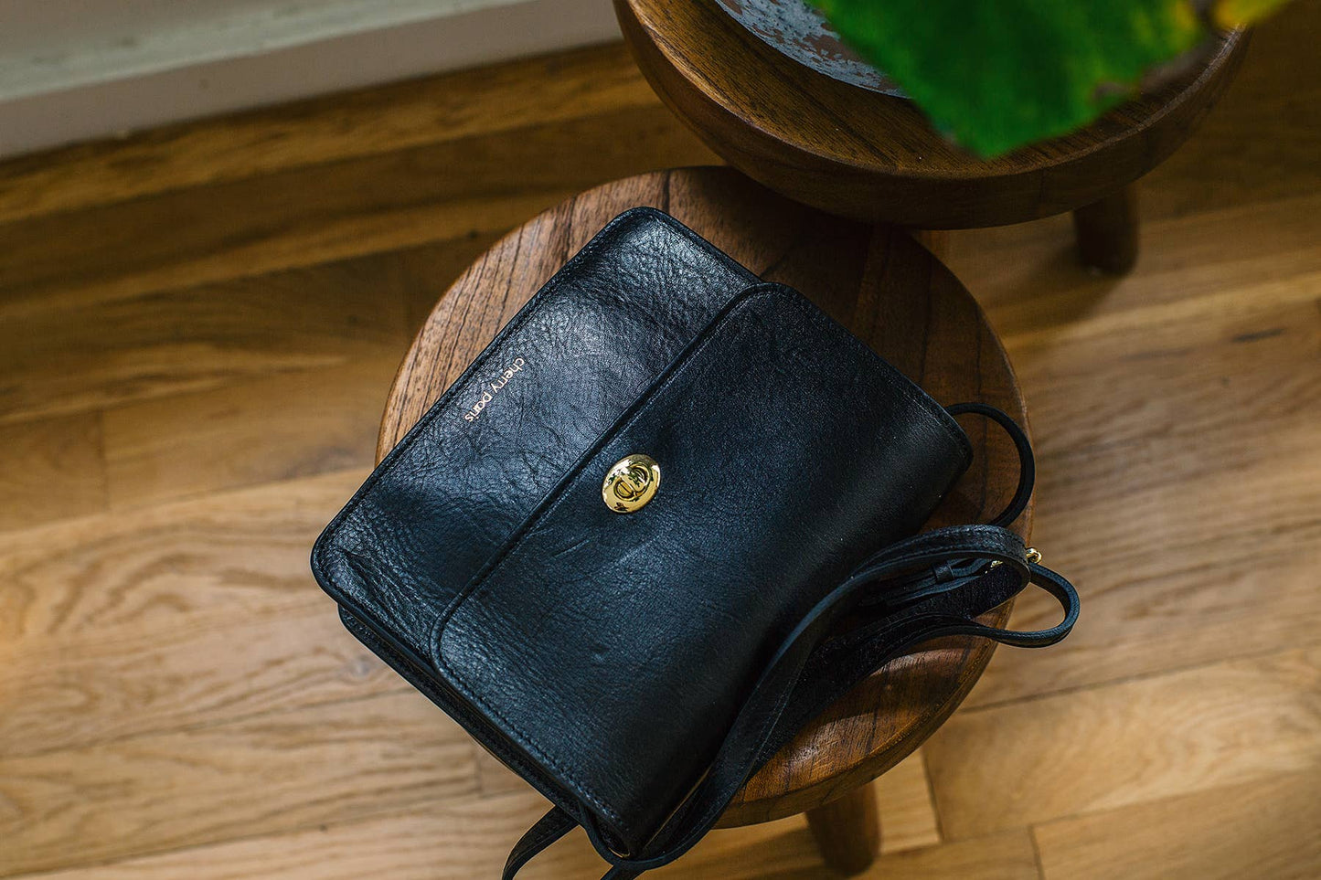 Tasche HELOISE in Kamel/ Cognac, aus echtem Leder