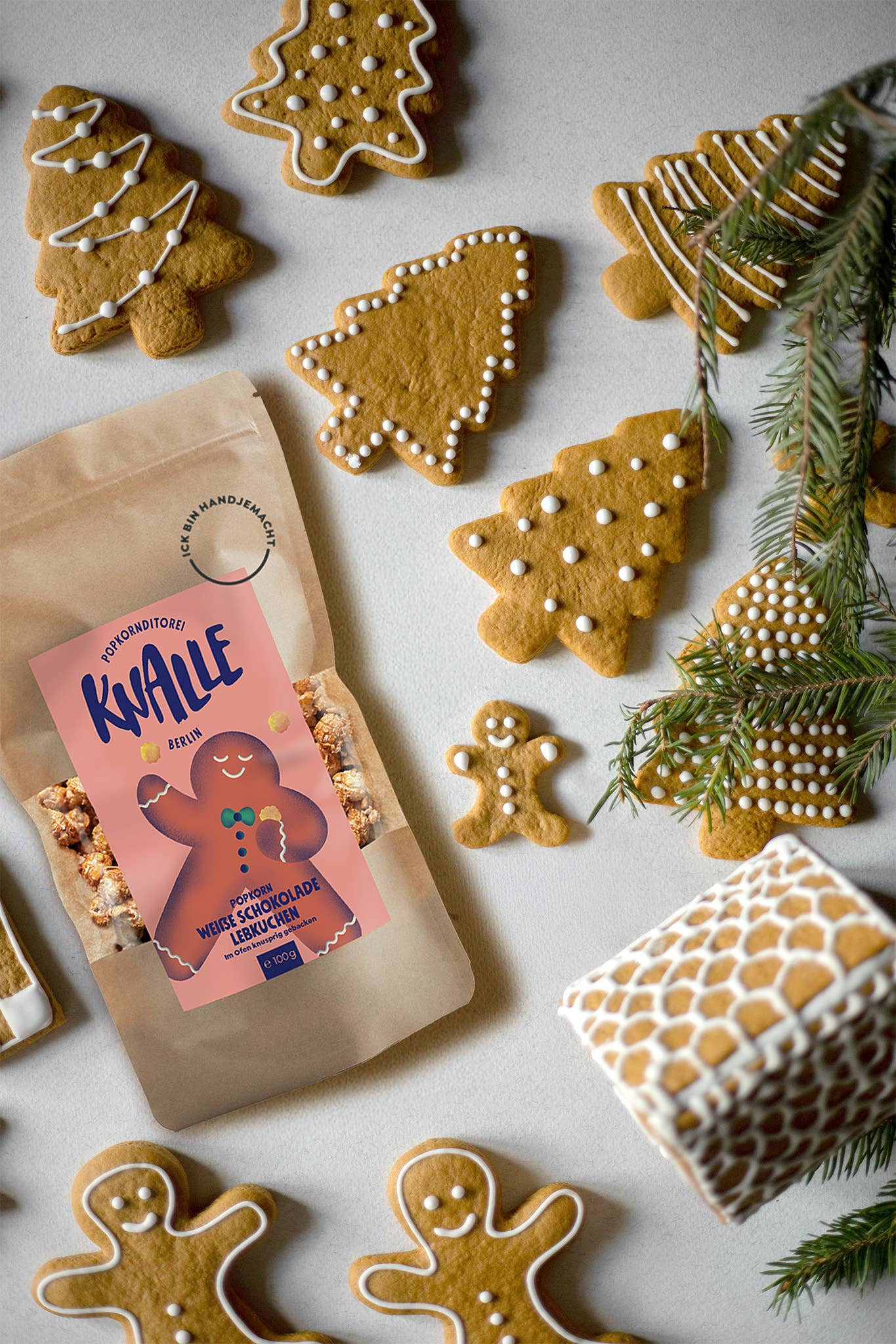 Knalle-Lebkuchen weiße Schokolade -  Winteredition