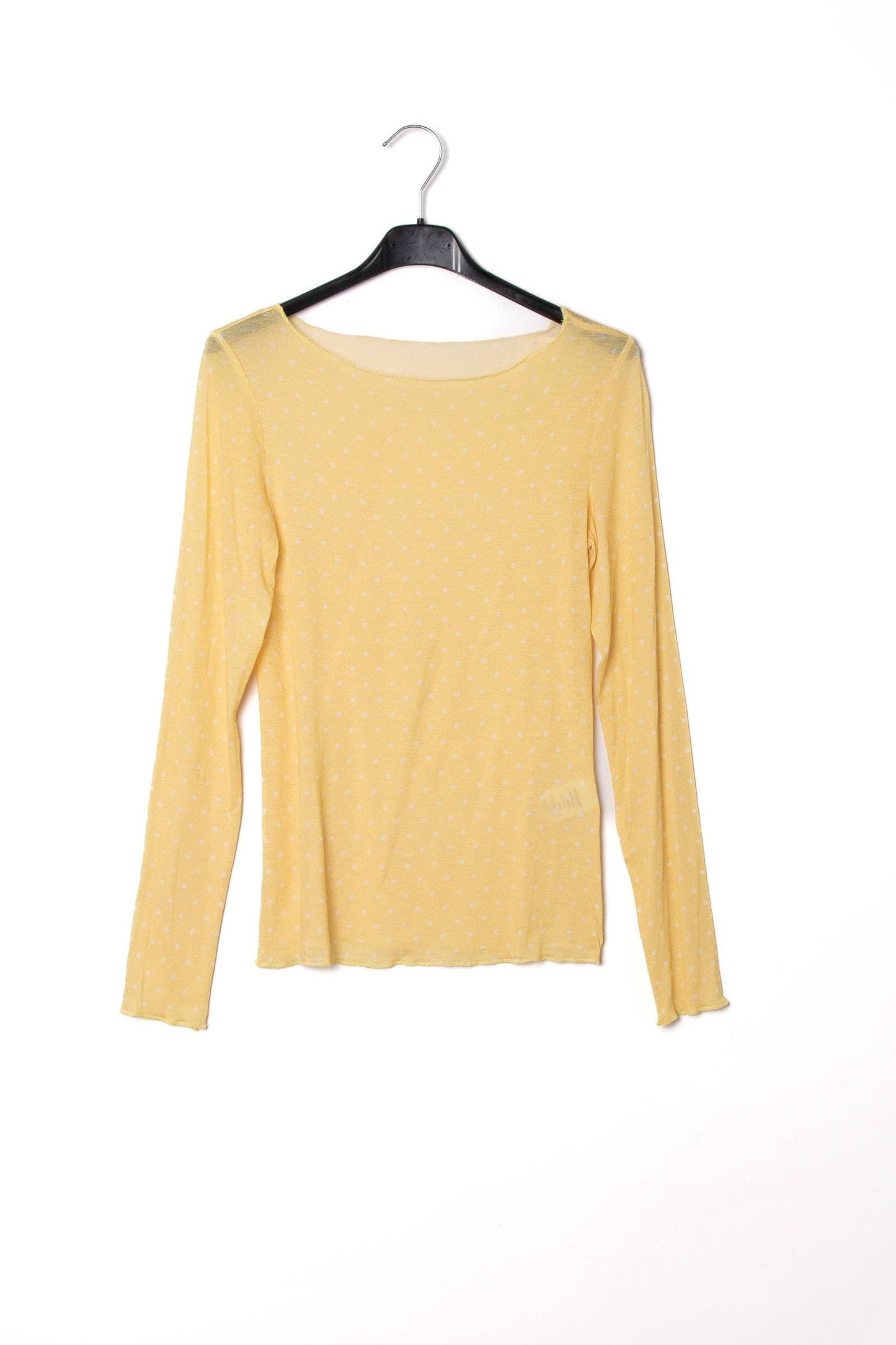 Polkadots: Feines Kaschmirmix-Shirt in verschiedenen Farben/ Einheitsgröße (36-42 / S-XL)