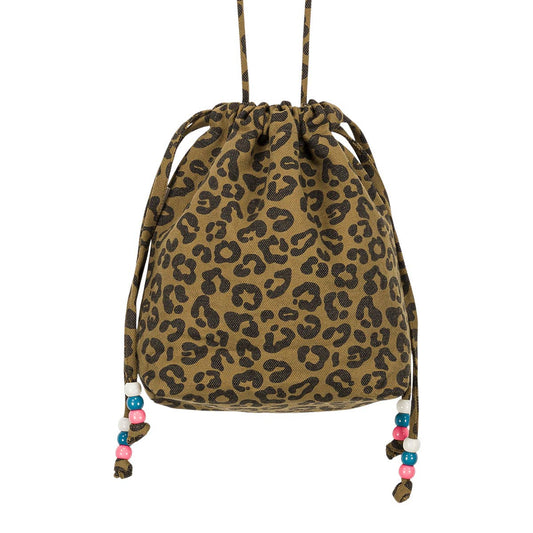 BILLIE PALOMA GRAOU OLIVE - Umhängetasche mit Leopardenmuster