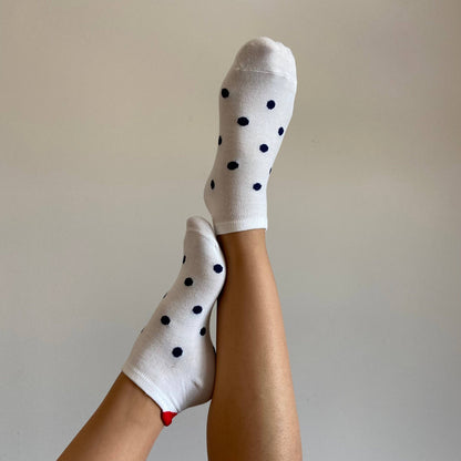 Sockette- Set Segelsocken mit Herzlasche - 5 Paar