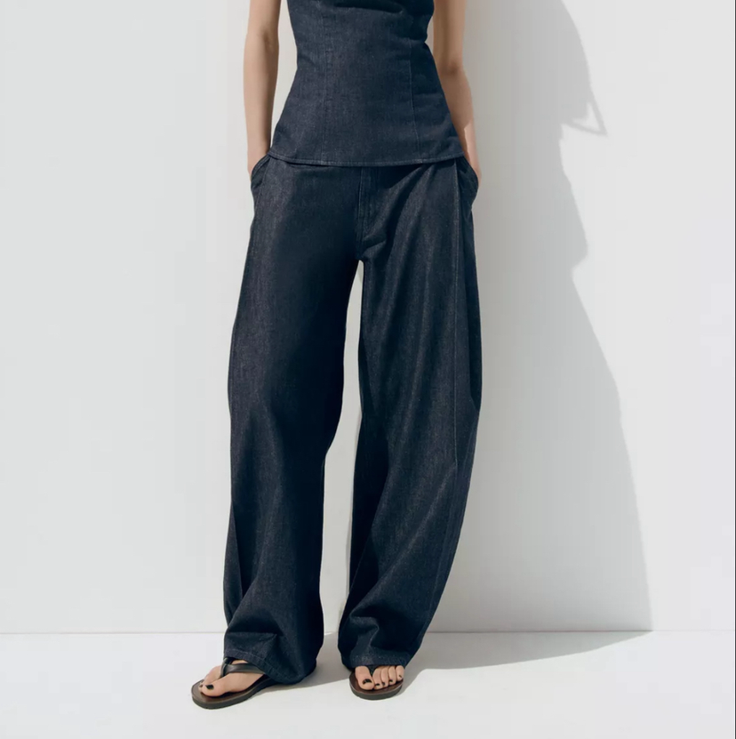 Hose // weite Hose in schwarz oder jeans                                                      Lieferbar ab ca. 15.8.26