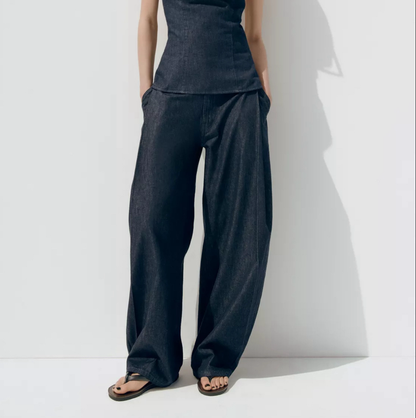 Hose // weite Hose in schwarz oder jeans                                                      Lieferbar ab ca. 15.8.26