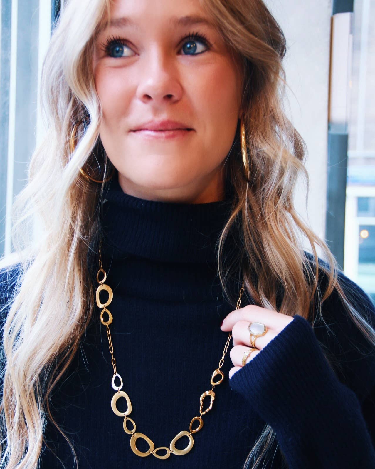 Lange D-Kettenhalskette