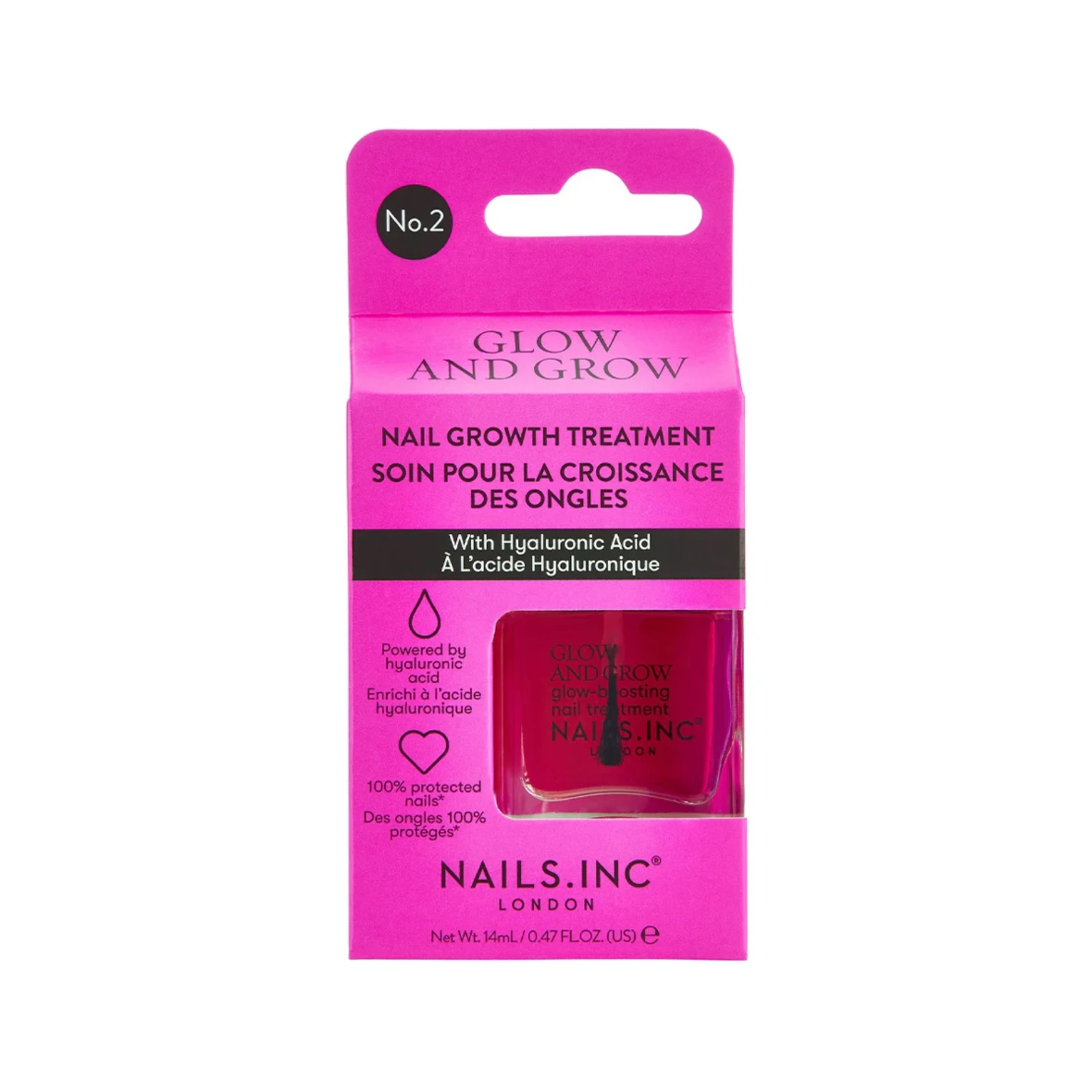 Nails.inc London- Glow and Grow Nageltreatment