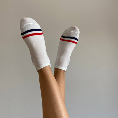 Sockette- Set Segelsocken mit Herzlasche - 5 Paar