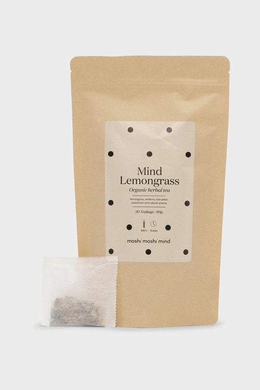 Moshi Moshi mind Lemongrass (Zitronengras) Tee, frisch und zitronig