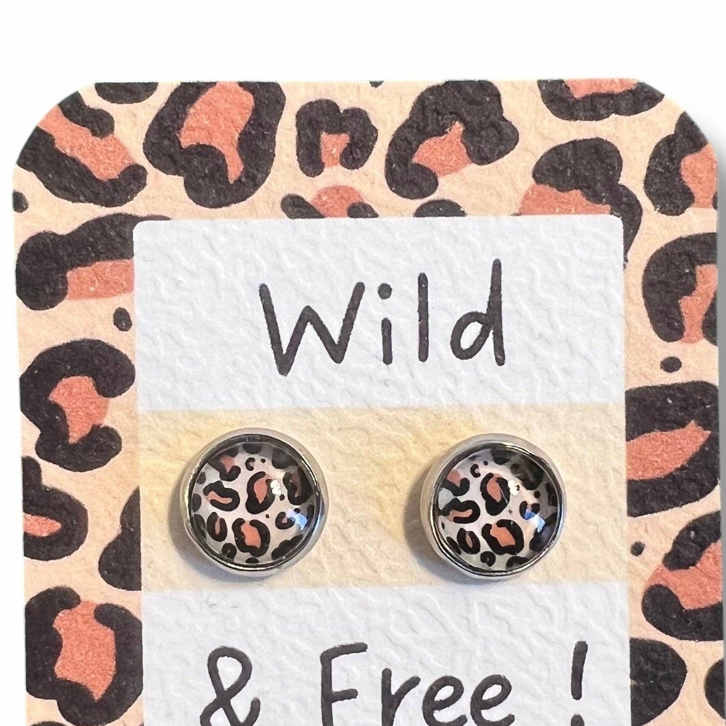 Kinder-Ohrringe Leopard