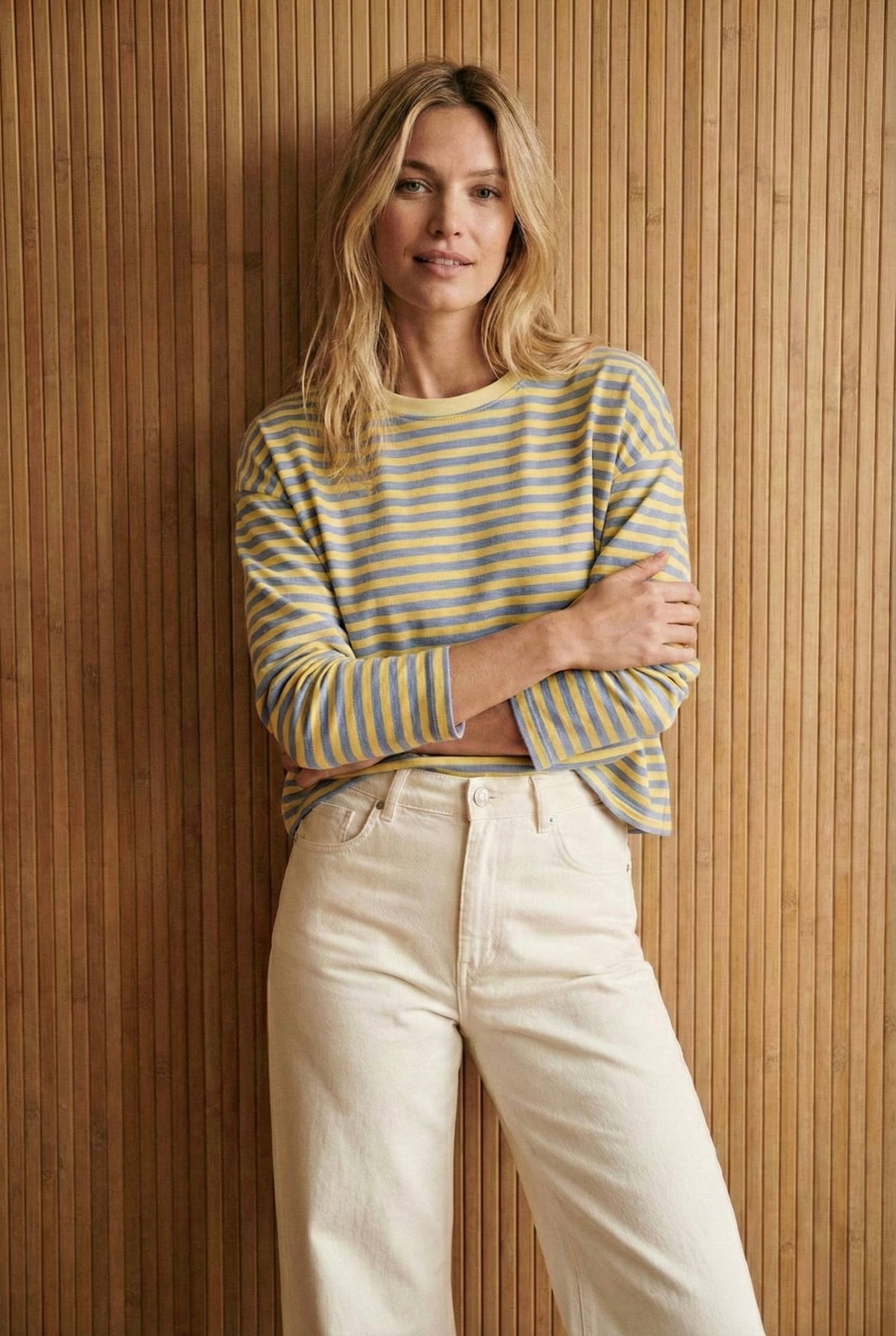 Cropped Shirt mit Streifen in verschiedenen Farben, Einheitsgröße 36-42