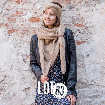 Lot83 Schal Nina Camel, weich und kuschelig