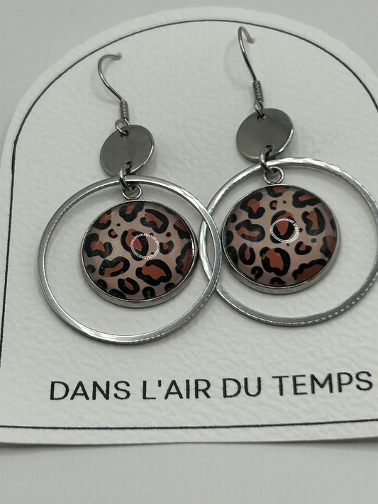 Leo Ohrringe Silber – Edelstahl Ring Design – Dans l’air du temps bijoux