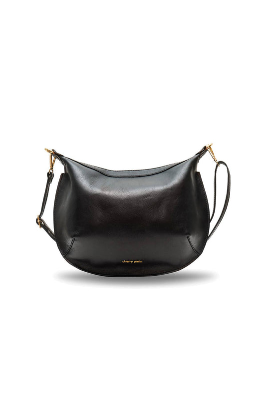 Tasche ANTONIA in Schwarz, aus echtem Leder