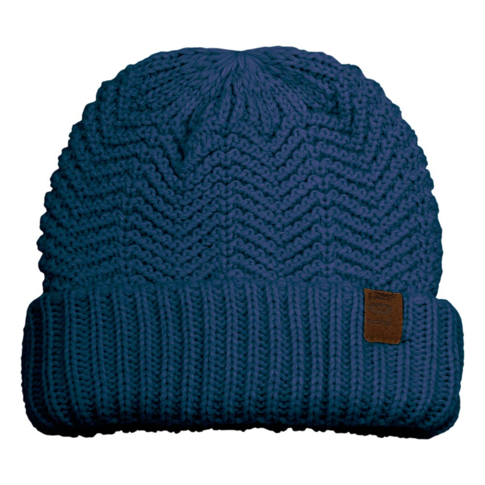 Lot83 Strickmütze Sophie Petrol, warm&weich