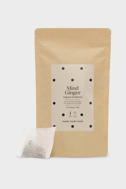 Moshi Moshi Mind Ginger Tee (Ingwer), wärmend und belebend