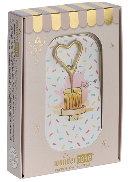 Confetti weiß Wondercake deluxe rosa Herz gold