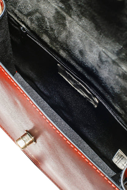 Cherry Paris-Crossbody Tasche in Cognac aus Leder