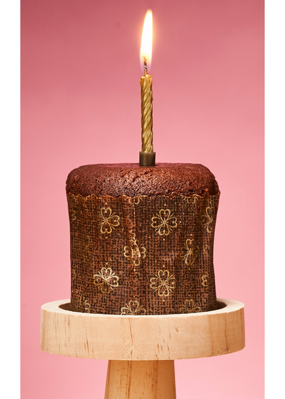 Wondercandle-Kuchen in der Dose „ZimtGlück“ mit Kerze