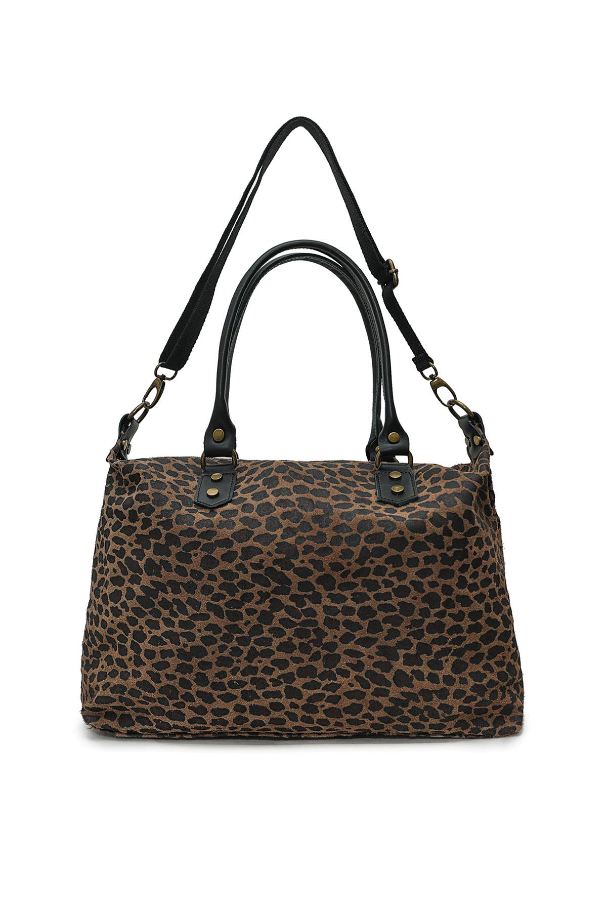 Leopard Weekender von Cherry Paris aus Rinds-Wildleder