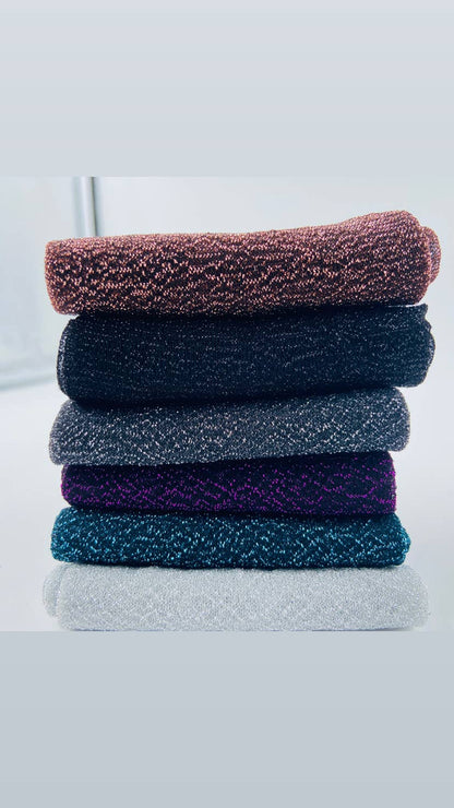 Sockette: Léa Glitzer - 6er Pack - feine transparente Socken