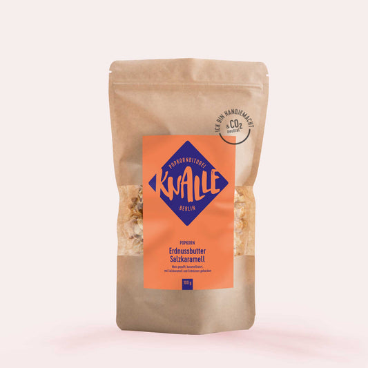 Knalle- Erdnussbutter Salzkaramell Popcorn